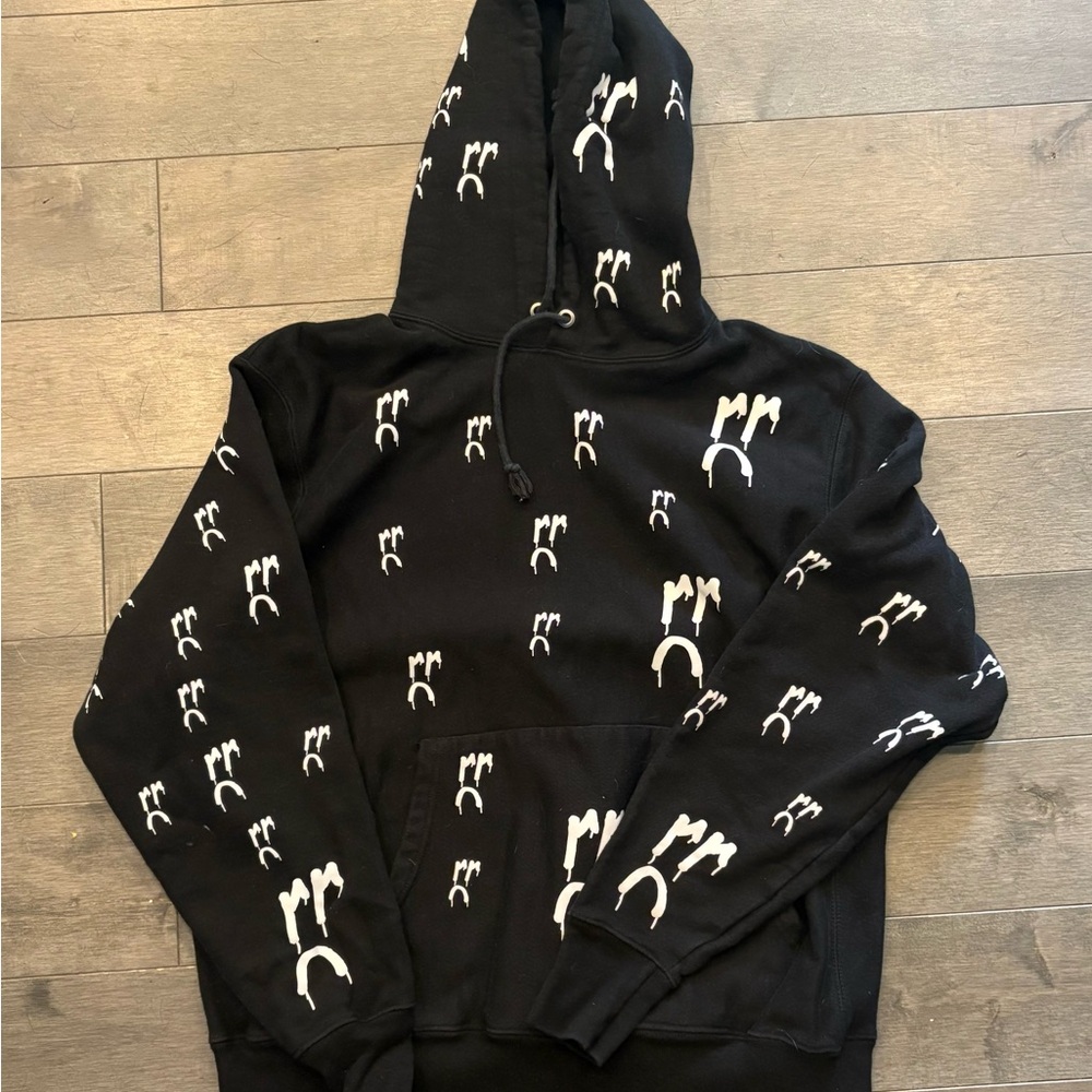 Stylish Black Graphic Hoodie